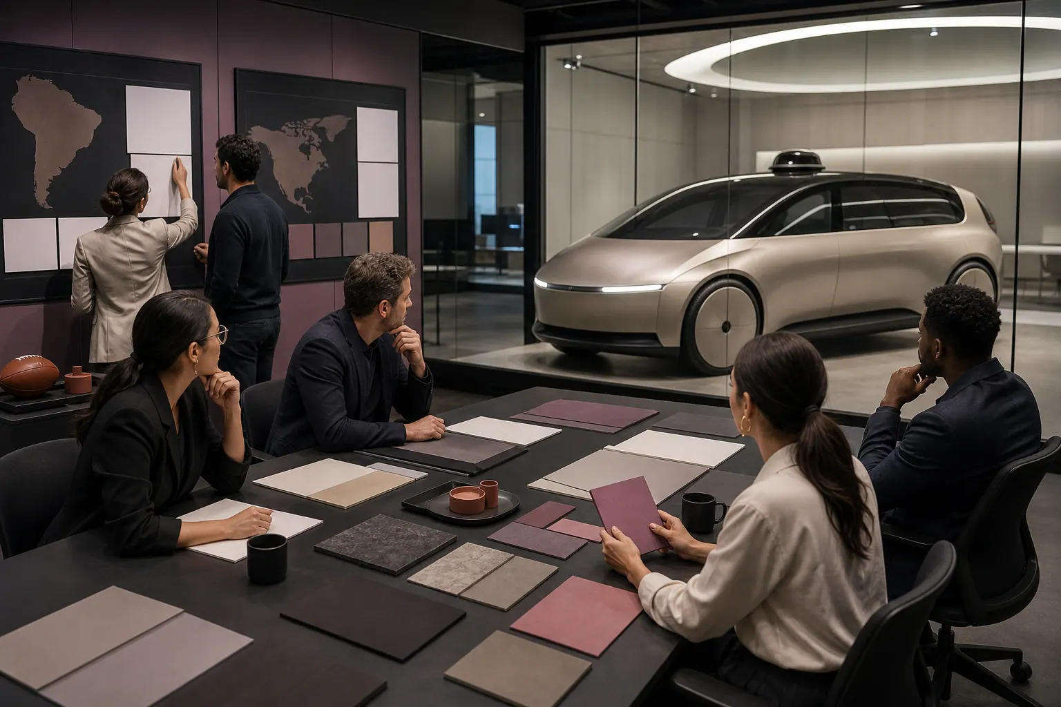 robotáxi Waymo representado em composição editorial sobre waymo contrata wpp para mídia e avalia estreia nacional no super bowl.